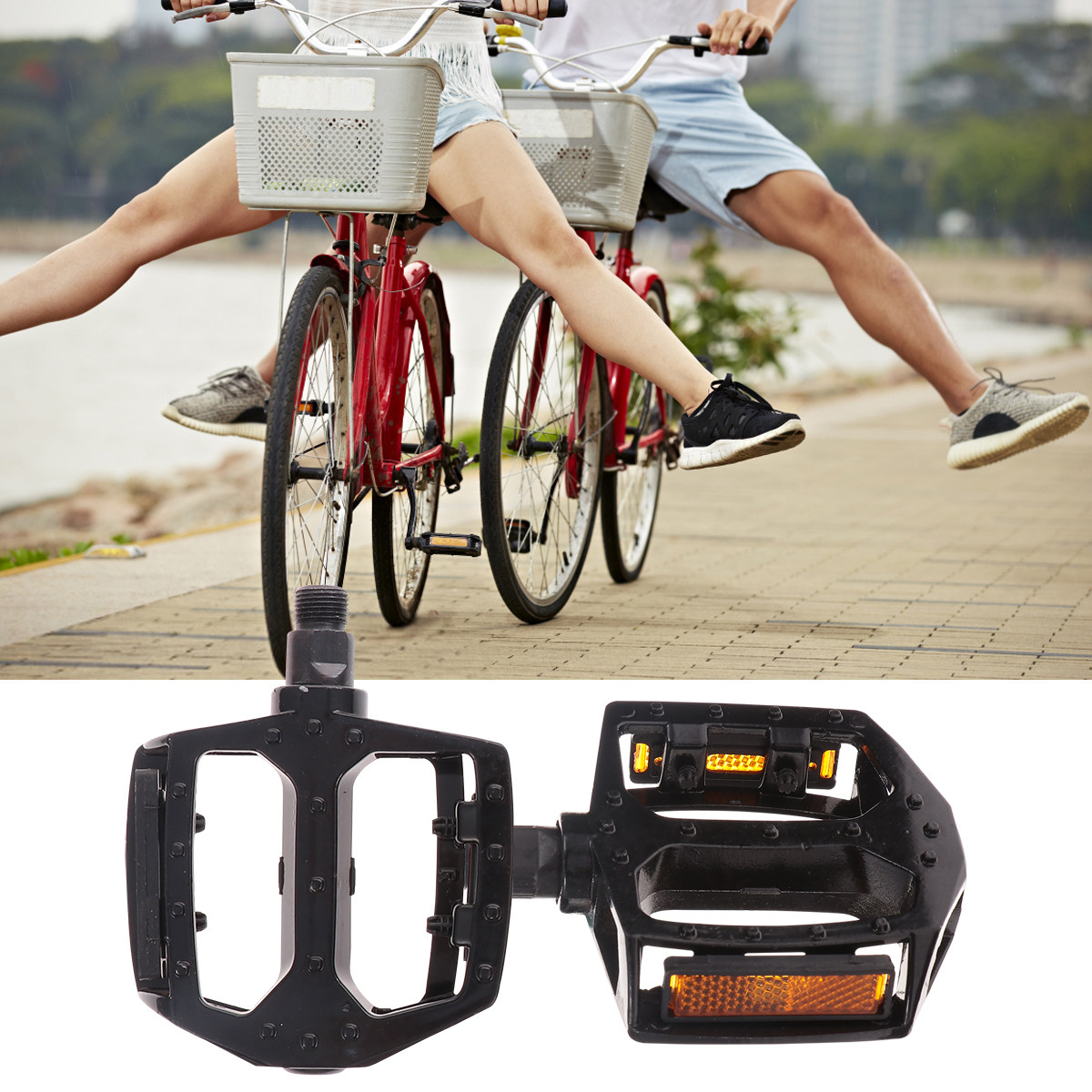 1Pair Sturdy Aluminium Alloy B - Cycling Commute Distance 评论和价格