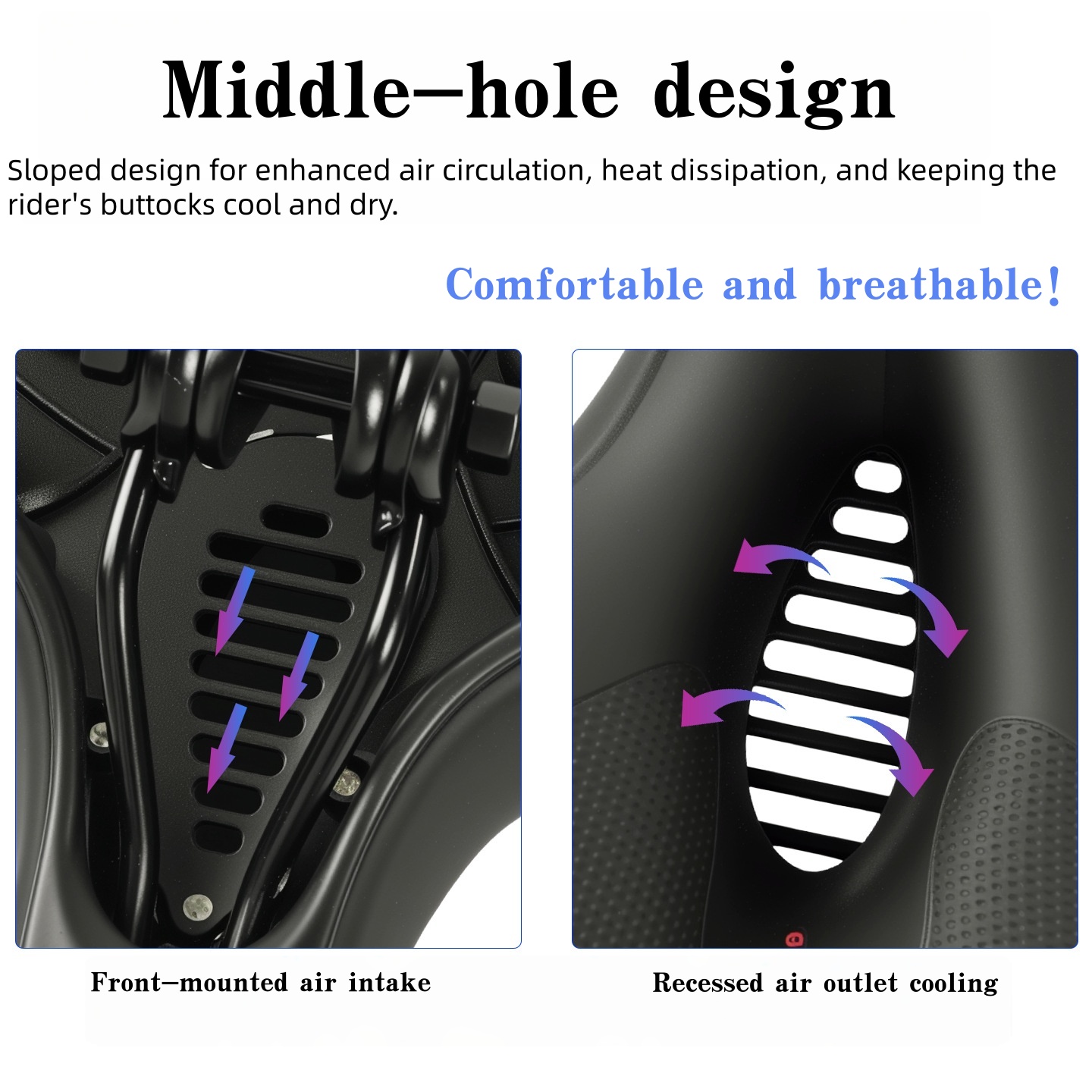 Comfortable Wide Thickened Mou - Commuting By Bike 评论和价格