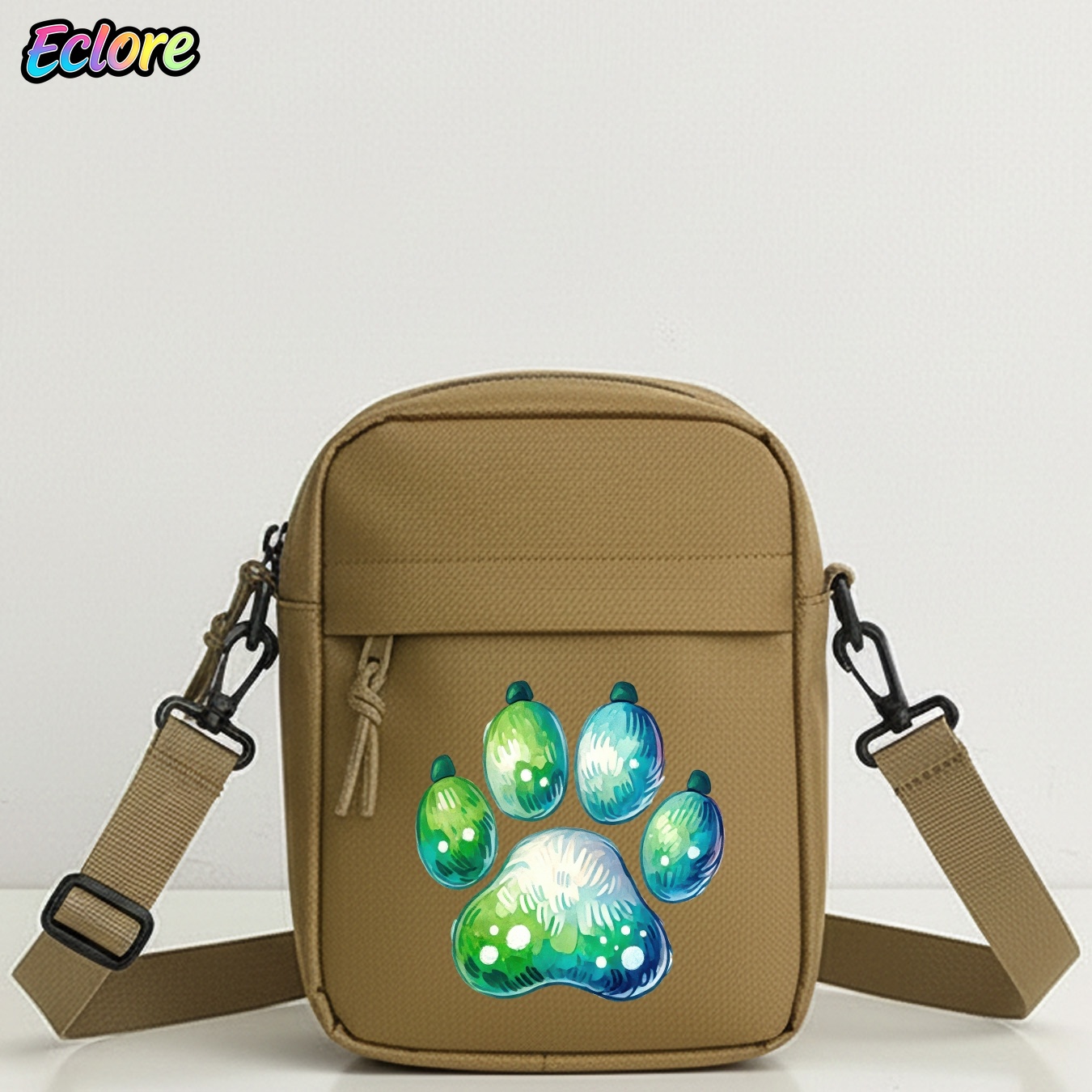 Watercolor Animal Paw Print Sh - Cycling To Commute 评论和价格