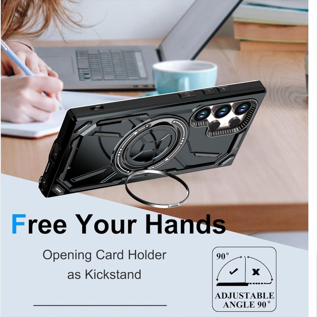 Phone Case for Samsung Galaxy  - Kickstand Adjustable 评论和价格