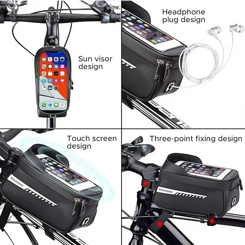 Waterproof Sun Visor Touch Scr - Cycling Commute Bag 评论和价格