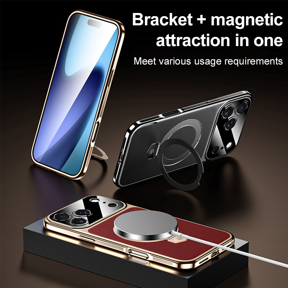 Magnetic Phone Case For Apple  - Kickstand Adjustable 评论和价格