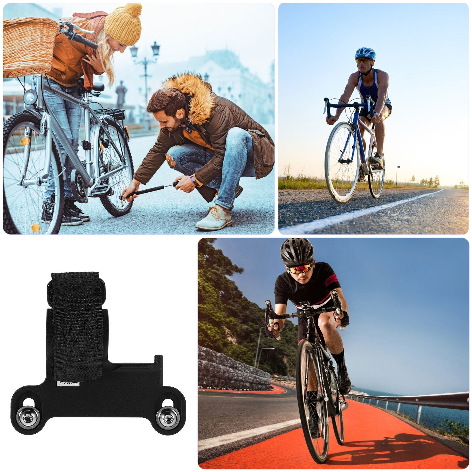 Bike Pump Holder Clip Nylon Fr - Bike Pump Frame Mount 评论和价格