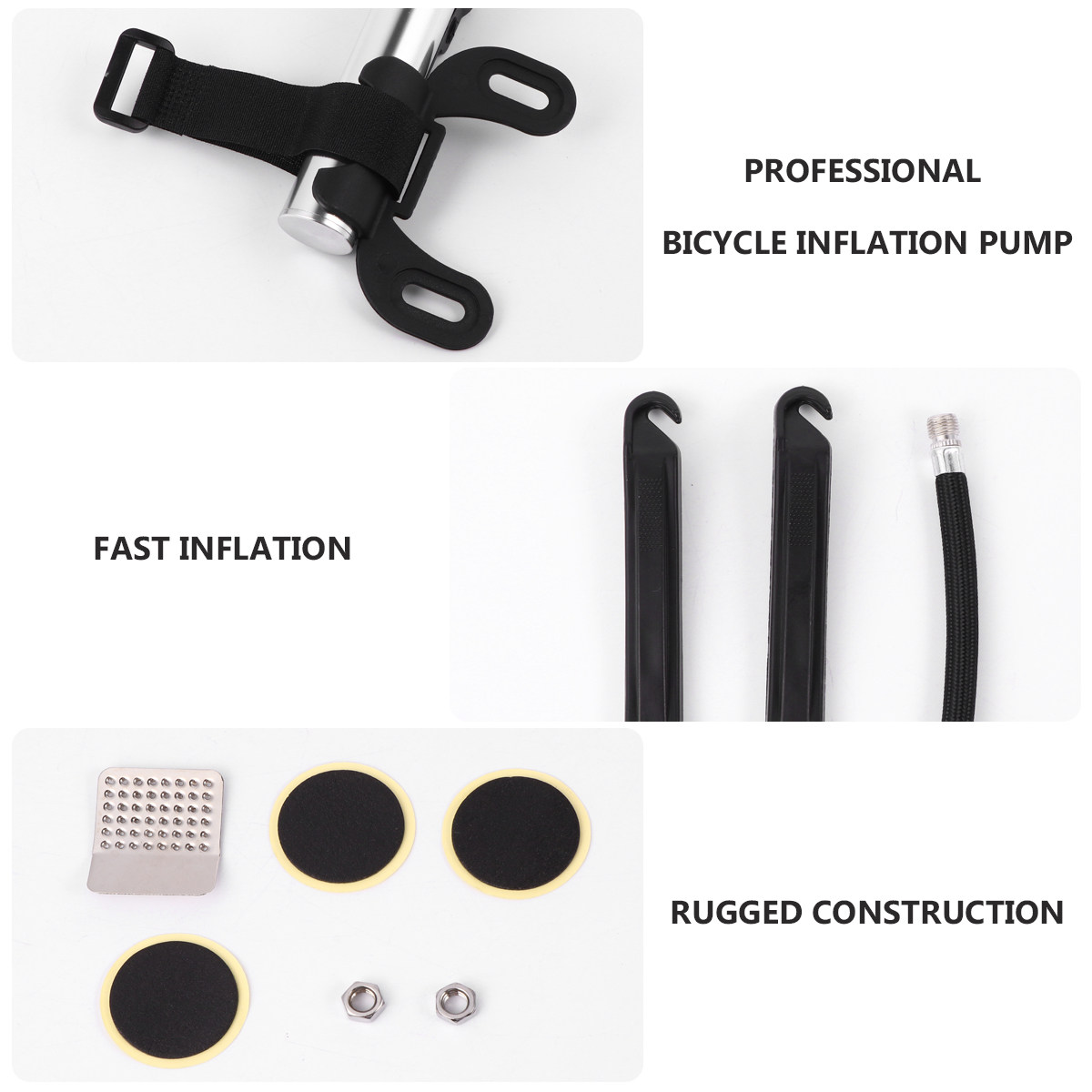 Bike Pump Puncture Repair Kits - Bike Pump Frame Mount 评论和价格